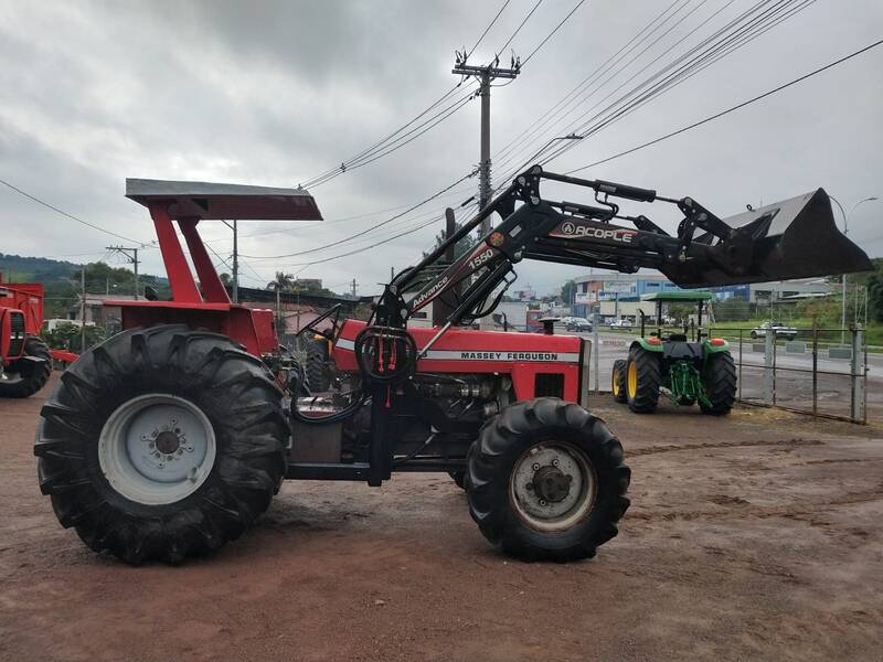 TRATOR MASSEY FERGUSON 295 - 4X4 - COM CONCHA DIANTEIRA (DIE-2588) - VENDIDO